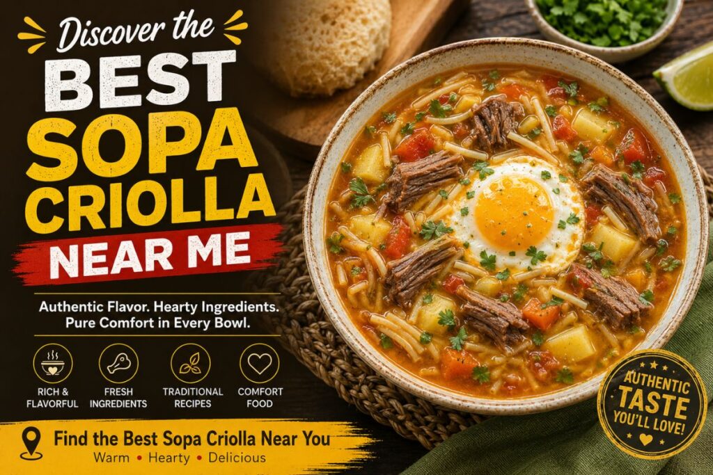 Best Sopa Criolla Near Me
