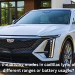 do the driving modes in cadillac lyriq offer different ranges or battery usages