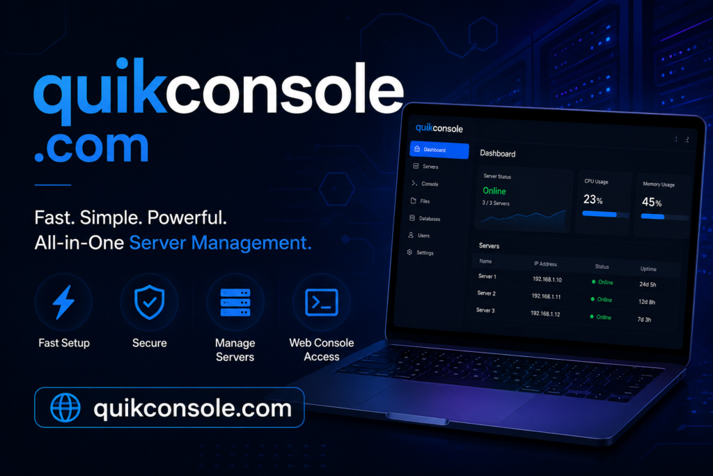 Quikconsole com